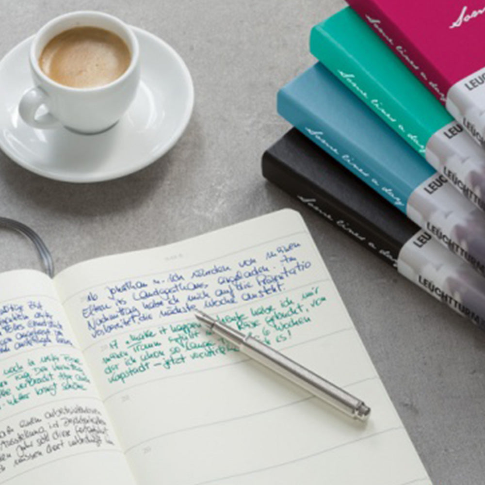 Leuchtturm 1917 Some Lines A Day 5 Year Memory Book Medium A5 Hardcover 365 Pages Emerald