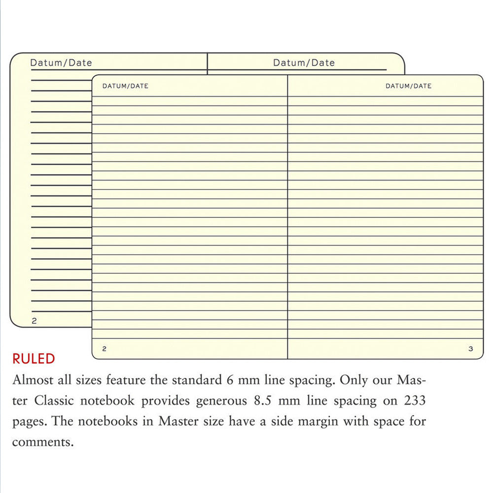 Leuchtturm 1917 Muted Colours Notebook Medium A5 Hardcover 251 Pages Ruled Powder