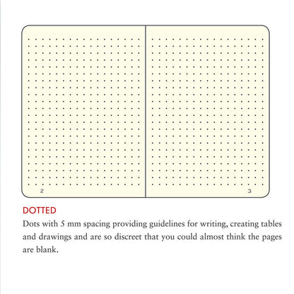 Leuchtturm 1917 Muted Colours Notebook Medium A5 Hardcover 251 Pages Dotted Powder