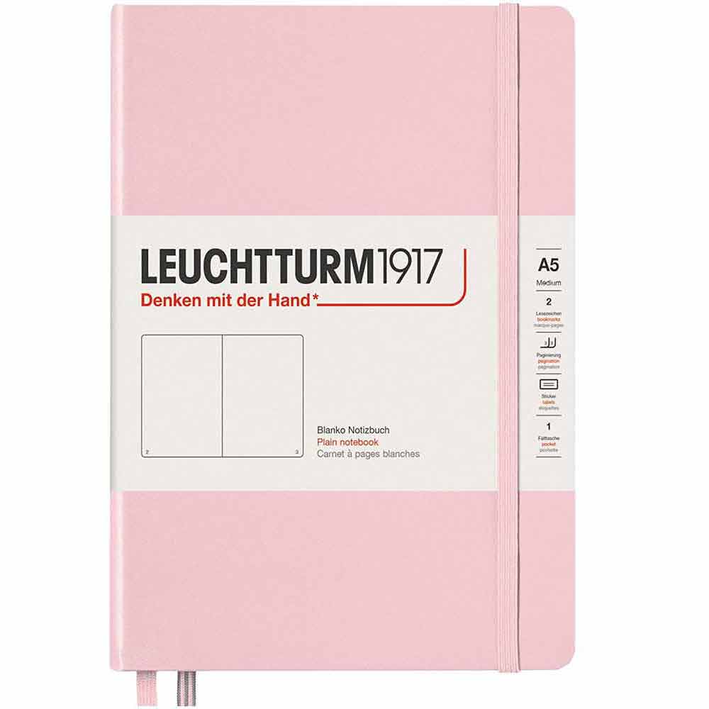 Leuchtturm 1917 Muted Colours Notebook Medium A5 Hardcover 251 Pages Plain Powder