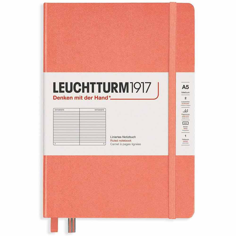 Leuchtturm 1917 Muted Colours Notebook Medium A5 Hardcover 251 Pages Ruled Bellini