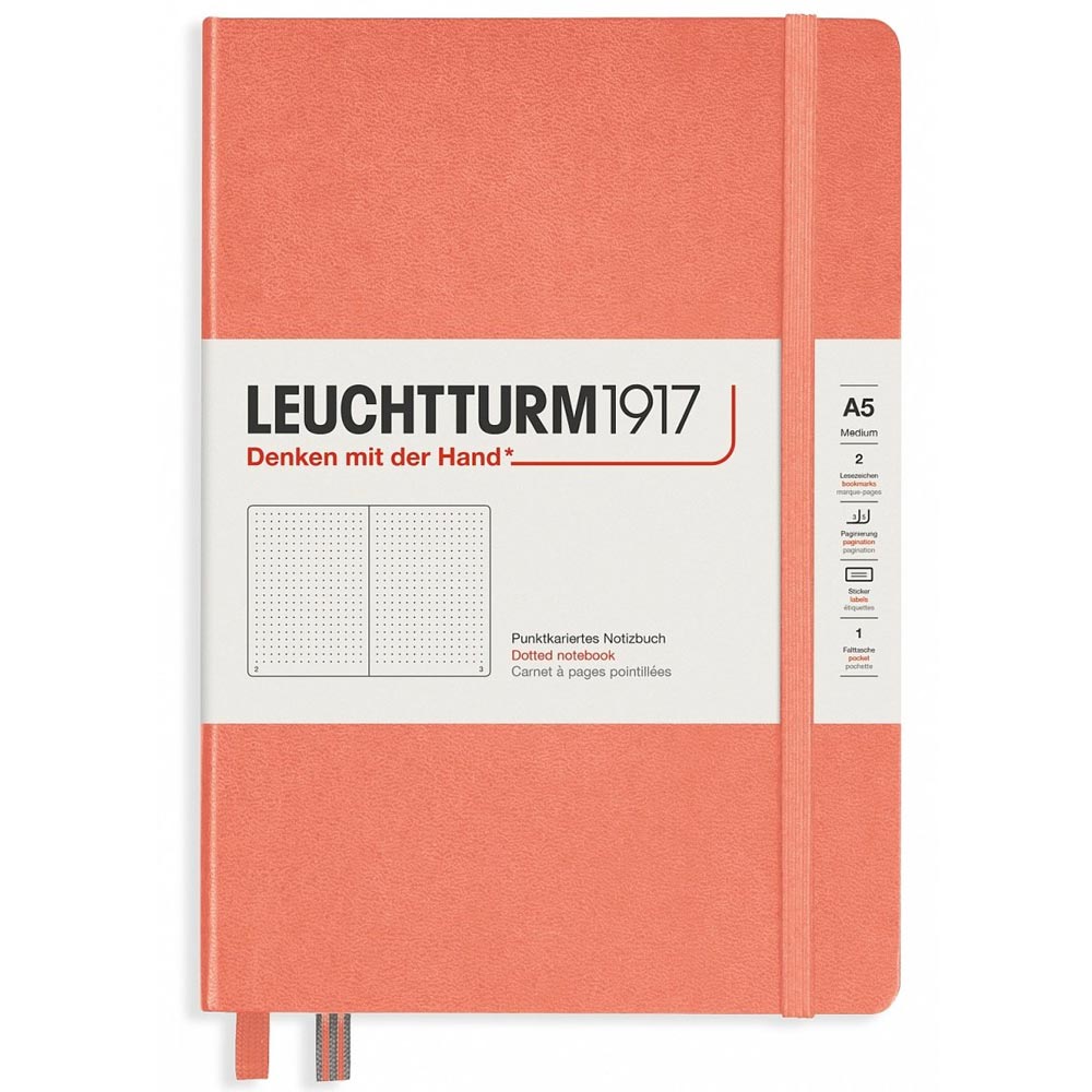 Leuchtturm 1917 Muted Colours Notebook Medium A5 Hardcover 251 Pages Dotted Bellini
