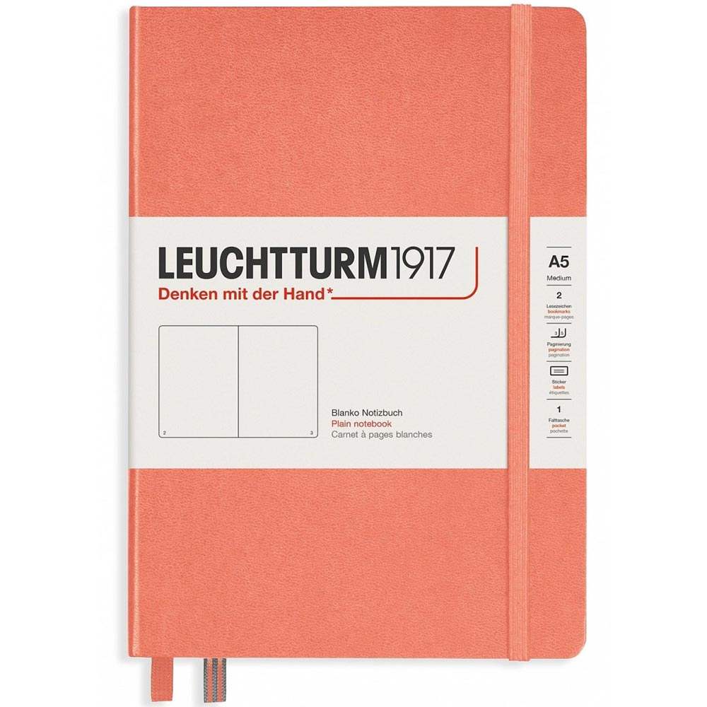 Leuchtturm 1917 Muted Colours Notebook Medium A5 Hardcover 251 Pages Plain Bellini