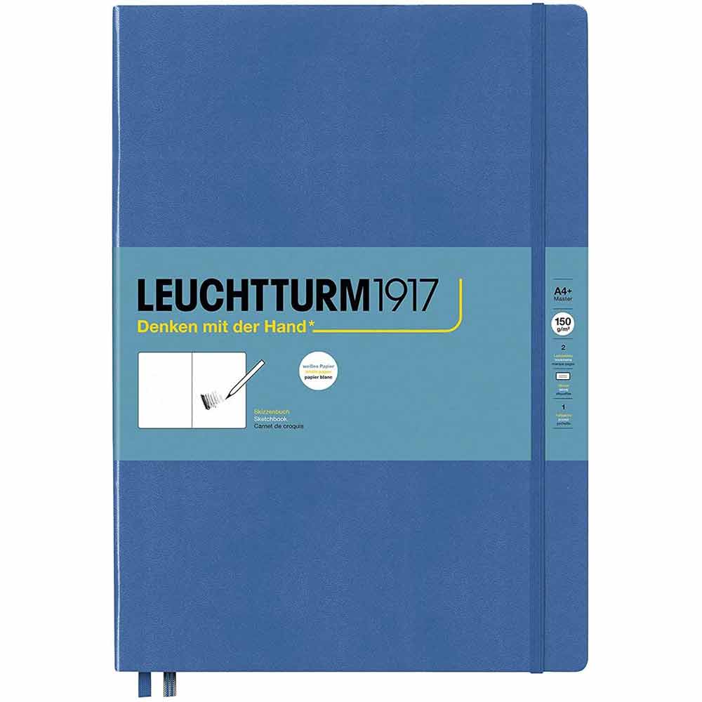 Color Box Master Leuchtturm 1917 Sketchbook 150gr Master A4+ Hardcover 112 Pages Denim ...