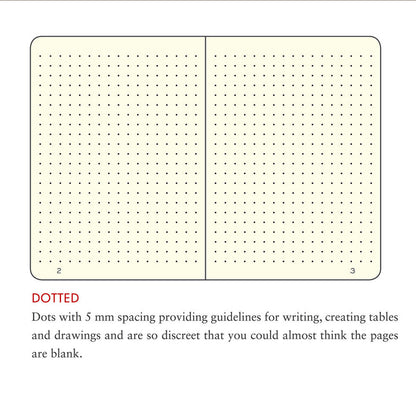 Leuchtturm 1917 Rising Colours Notebook Medium A5 Hardcover 249 Pages Dotted Stone Blue