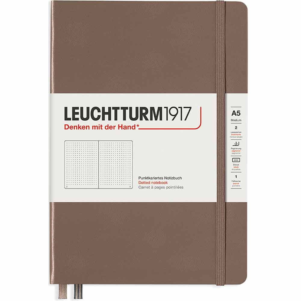 Leuchtturm 1917 Rising Colours Notebook Medium A5 Hardcover 249 Pages Dotted Warm Earth