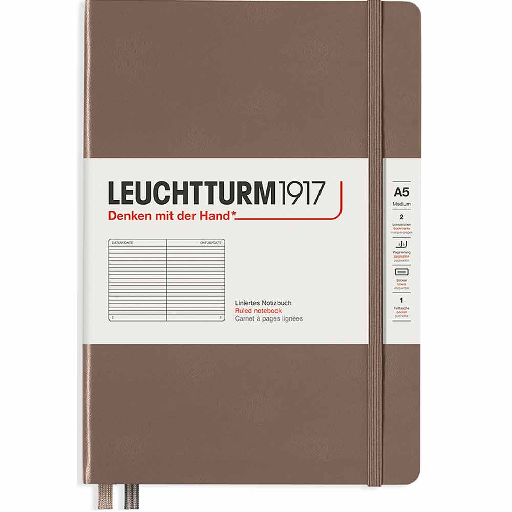 Leuchtturm 1917 Rising Colours Notebook Medium A5 Hardcover 249 Pages Ruled Warm Earth