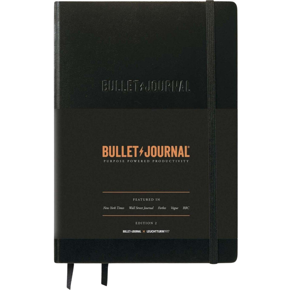 Leuchtturm 1917 Notebook Bullet Journal  Medium A5 Hardcover 206 Pages Dotted Black