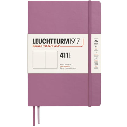 Leuchtturm 1917 Notebook Medium A5 Hardcover 411 Pages Plain Dusty Rose