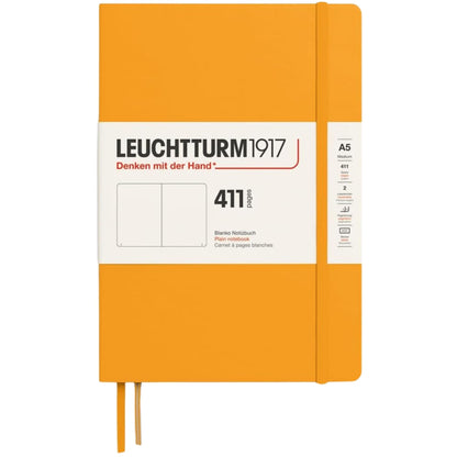Leuchtturm 1917 Notebook Medium A5 Hardcover 411 Pages Plain Rising Sun