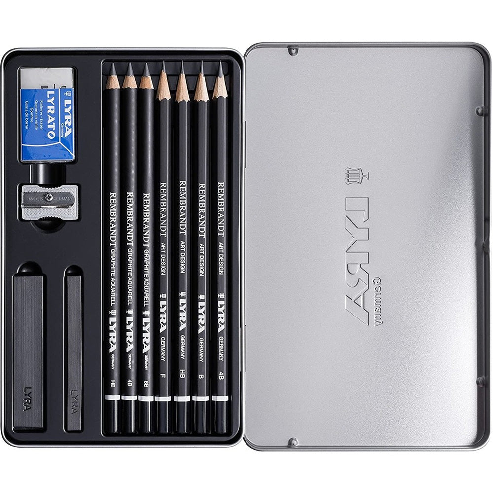 Lyra Rembrandt Graphite Set 11'li Metal Kutu