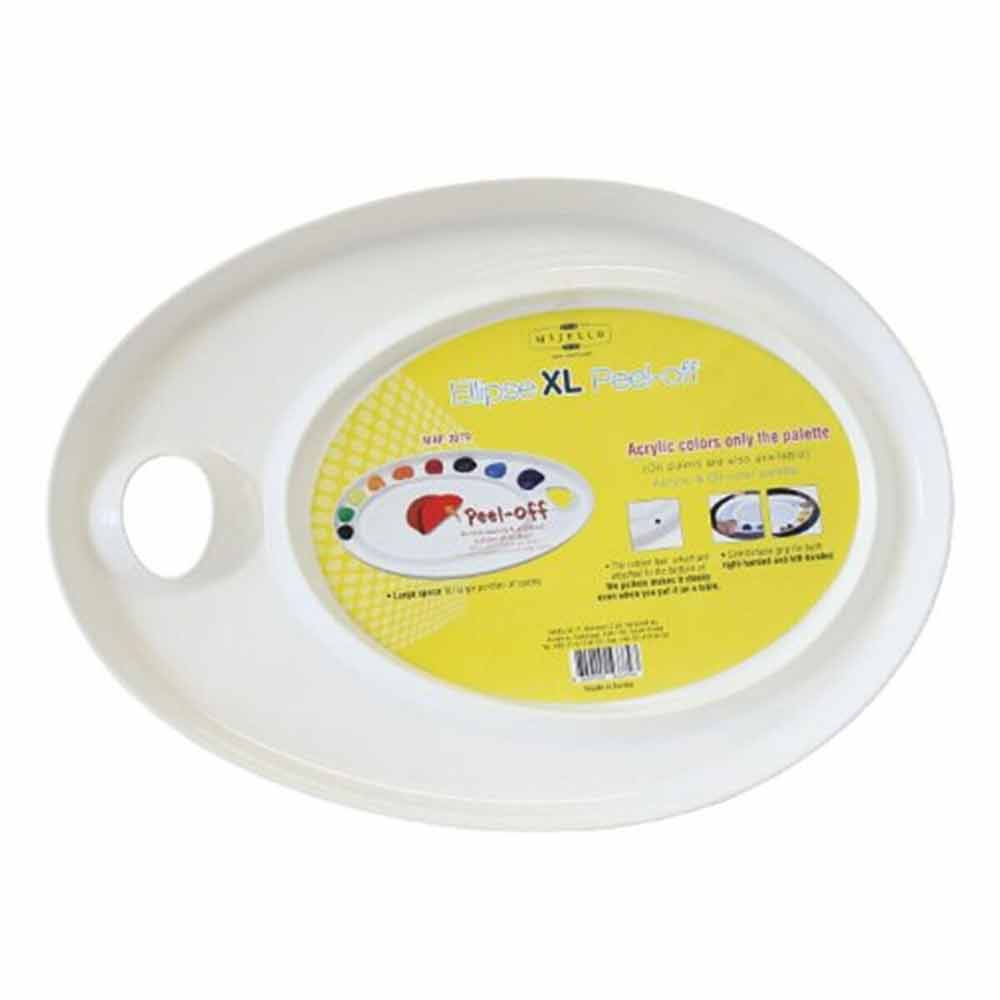 Mijello Palet Atelier Ellipse XL Peel Off (Boya Tutmayan) 3079