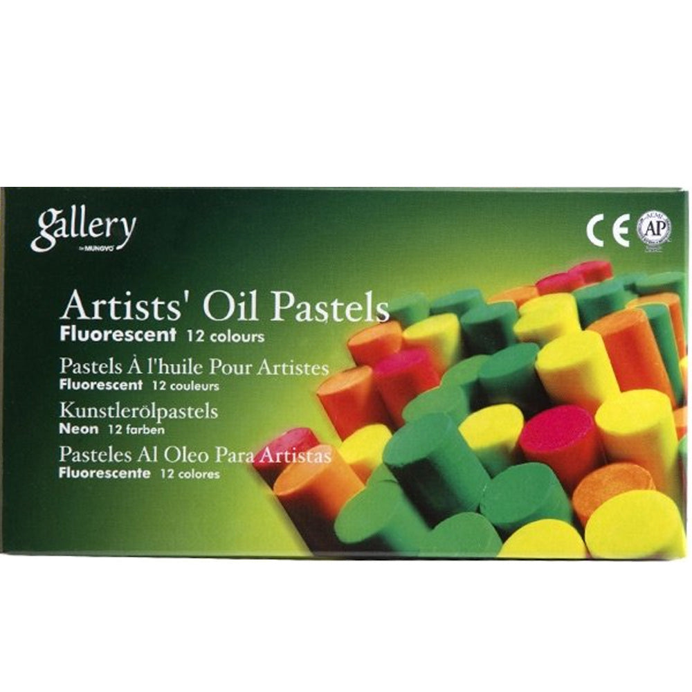 Mungyo Gallery Artists' Oil Pastels 12'li Fosforlu