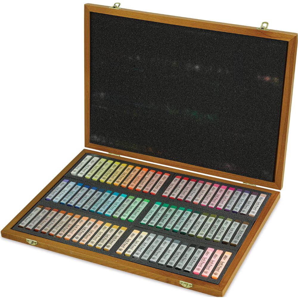 Mungyo Tam Boy Kuru Pastel 72'li Ahşap Kutu