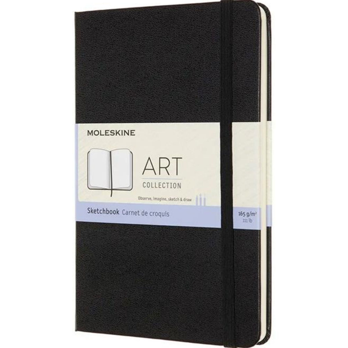 Moleskine Art Sketchbook Hardcover Pocket 9x14cm Black