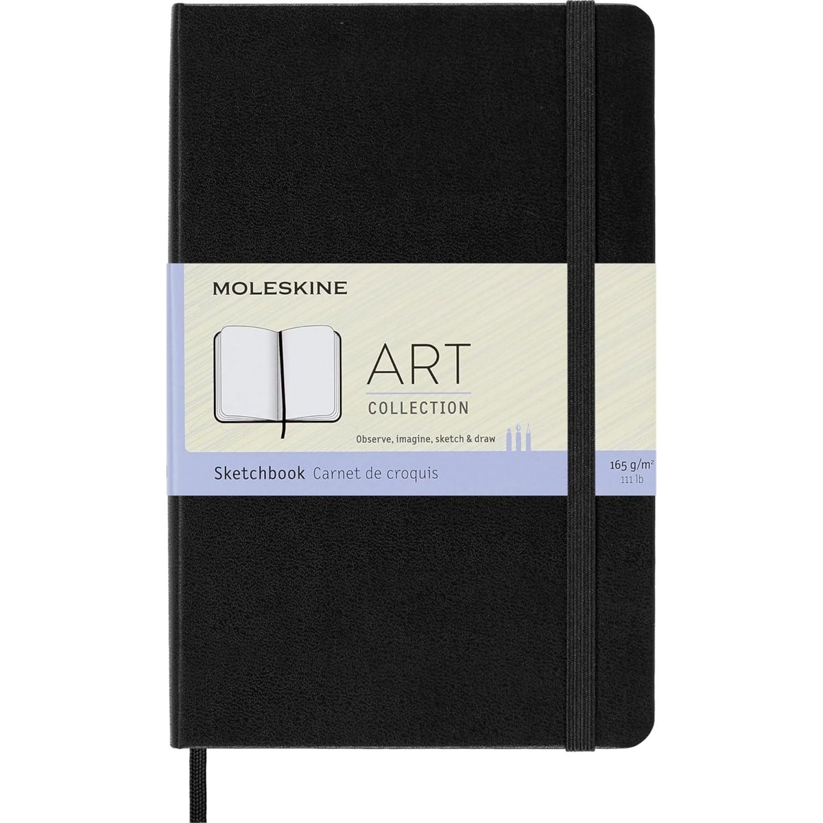 Moleskine Art Sketchbook Hardcover Medium 11,5x18cm Black