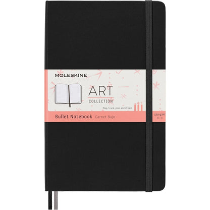 Moleskine Art Bullet Notebook Hardcover L 13x21cm Black