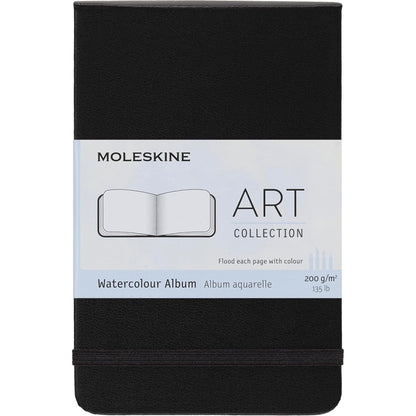 Moleskine Art Watercolor Album Hardcover Pocket 9x14cm Black