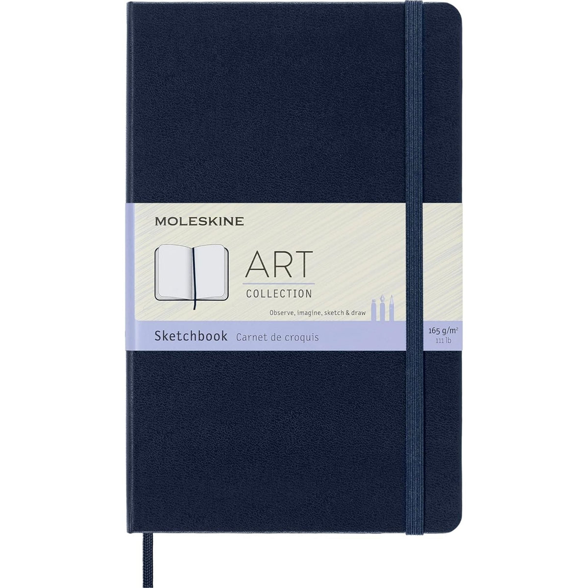 Moleskine Art Sketchbook Hardcover L 13x21cm Sapphire Blue
