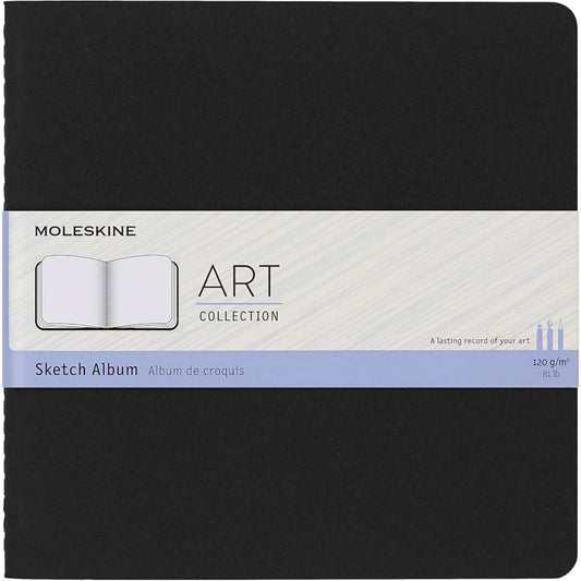 Moleskine Art Sketch Album Hardcover Square 19x19cm Black