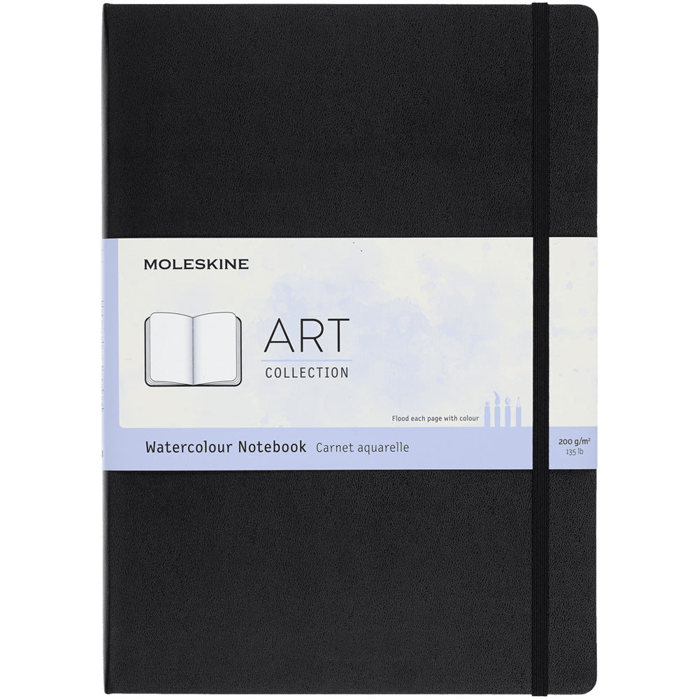 Moleskine Art Watercolor Notebook Hardcover A4(21x29,7cm) Black
