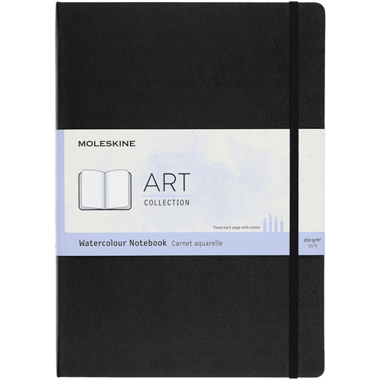 Moleskine Art Watercolor Notebook Hardcover A4 (21 x 29,7 cm) Black