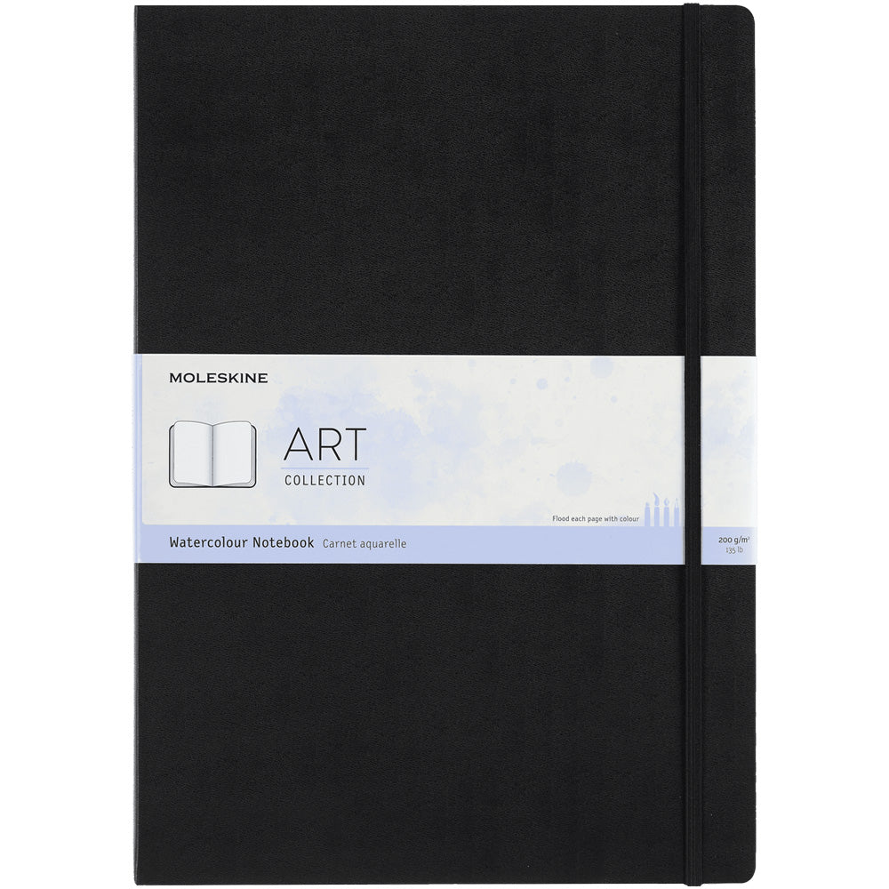 Moleskine Art Watercolor Notebook Hardcover A3(29,7x42cm) Black