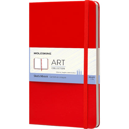 Moleskine Art Sketchbook Hardcover L 13x21cm Scarlet Red