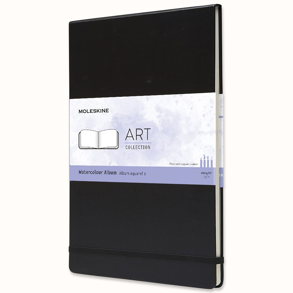 Moleskine Art Watercolor Album Hardcover A4(21x29,7cm) Black