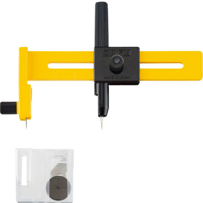 Olfa CMP-1 Daire Kesici Maket Bıçağı 1-15cm Çap Kesimi 5 Bıçak Yedekli