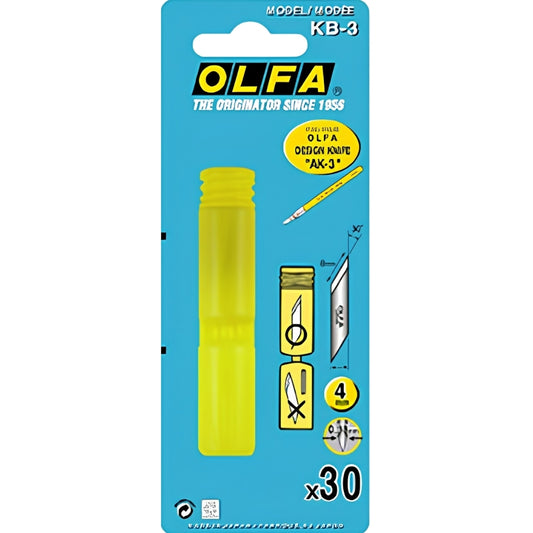 Olfa Kretuar Yedek Bıçağı 30'lu 0.38mm - 4mm (AK-3)