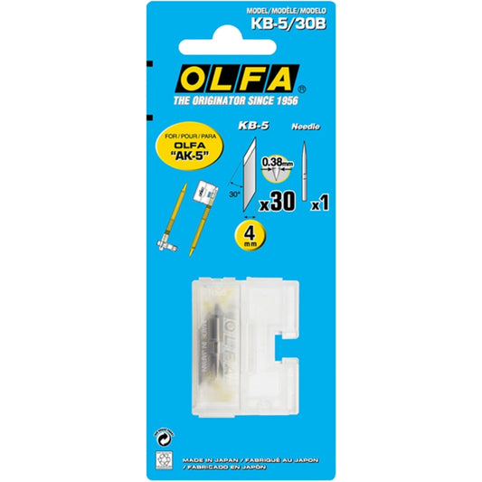 Olfa Kretuar Yedek Bıçağı 30'lu 0.38mm - 4mm (AK-5)
