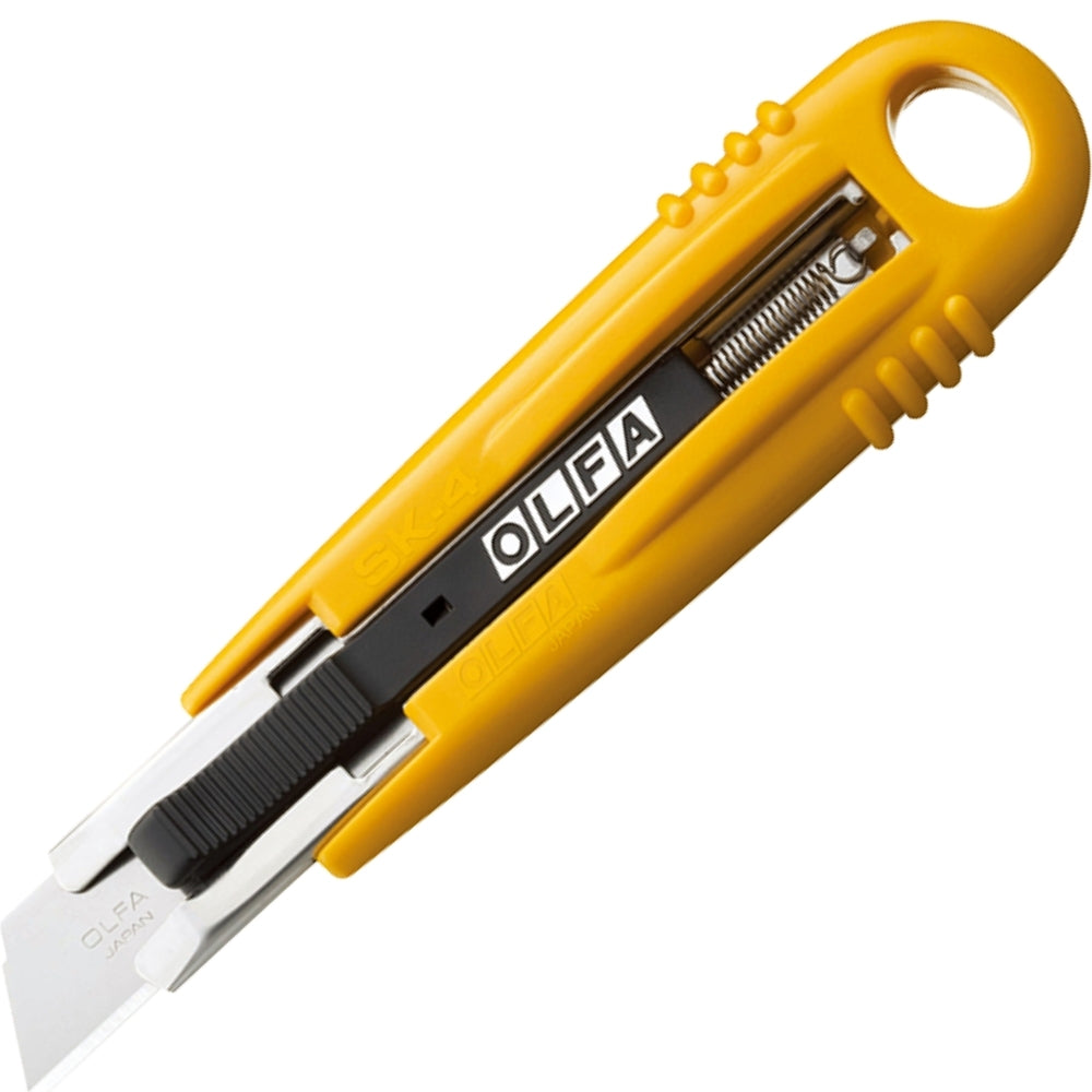 Olfa SK-4 Emniyetli Maket Bıçağı Otomatik Kapama Bıçak Sistemli Tasarım