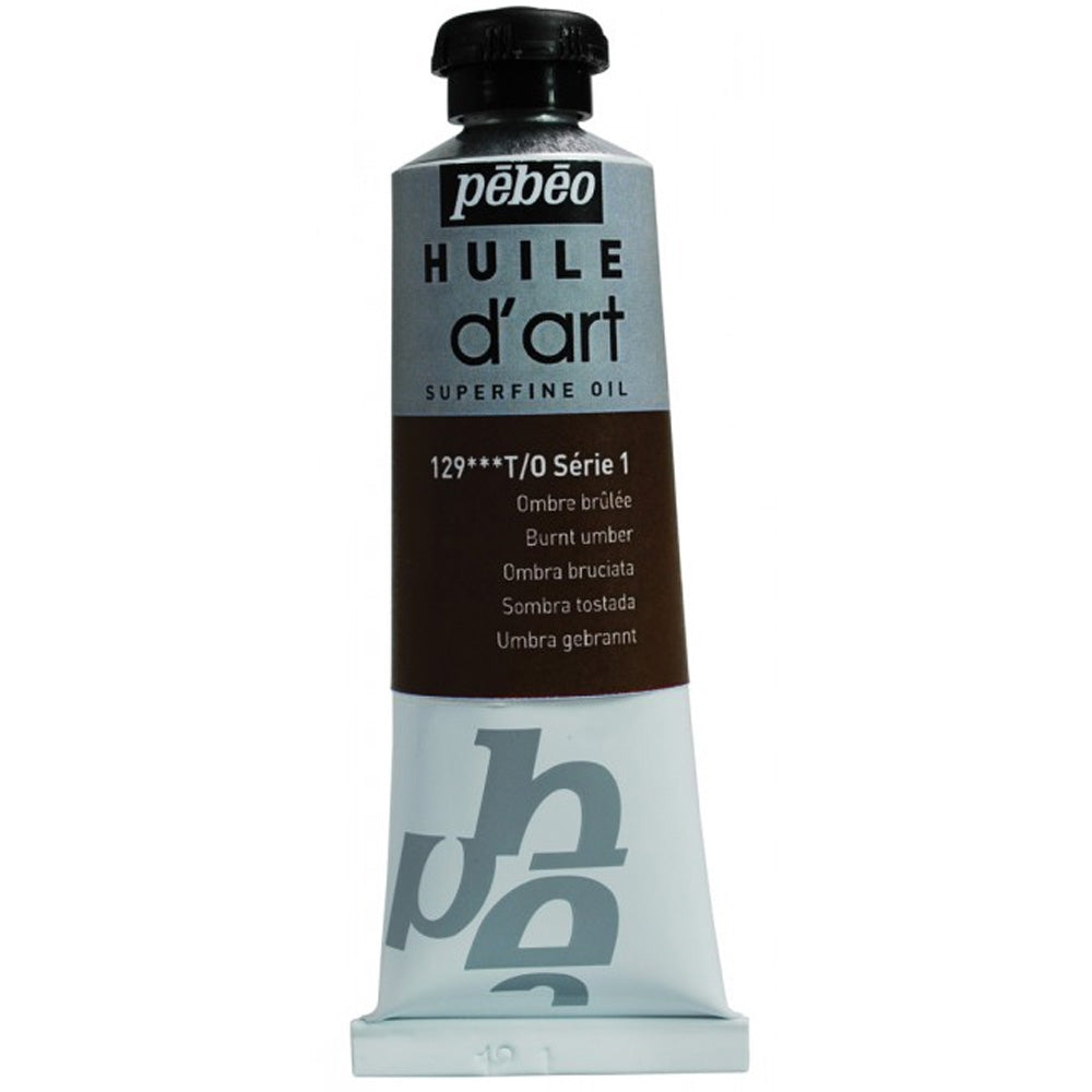 Pebeo Huile D'art Yağlı Boya 37ml Burnt Umber 129 S.1