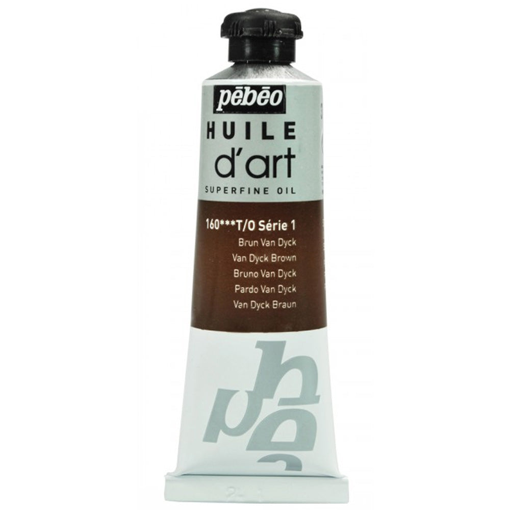 Pebeo Huile D'art Yağlı Boya 37ml Van Dyck Brown 160 S.1