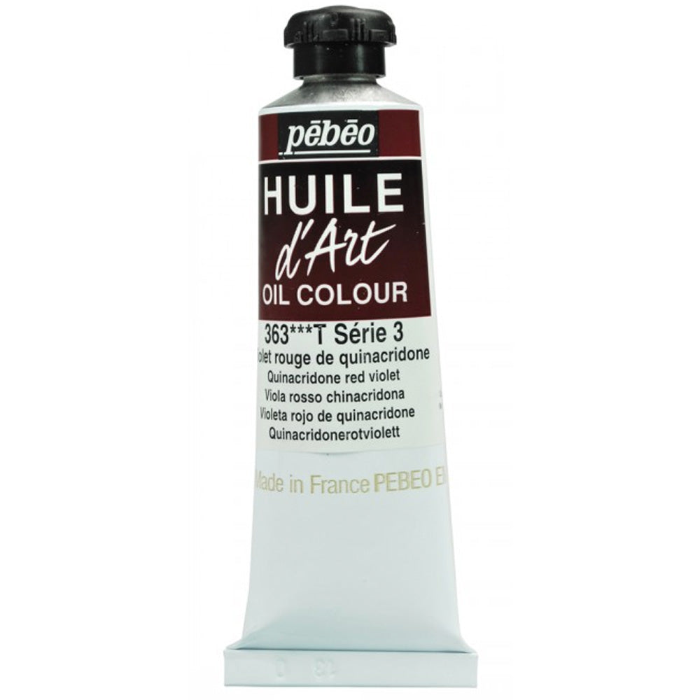 Pebeo Huile D'art Yağlı Boya 37ml Quinacridone Red Violet 363 S.3