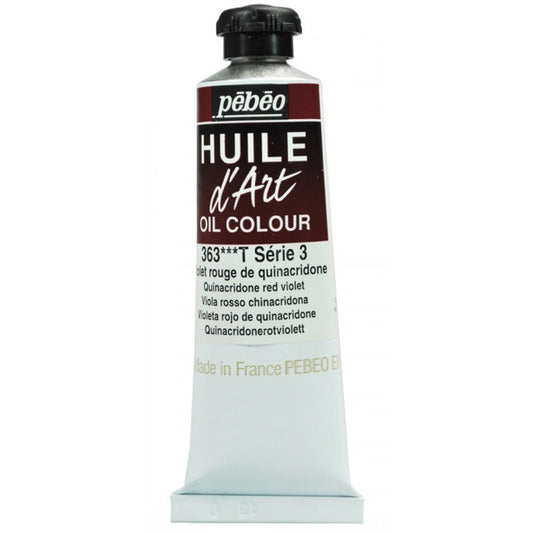 Pebeo Huile D'art Yağlı Boya 37ml Quinacridone Red Violet 363 S.3
