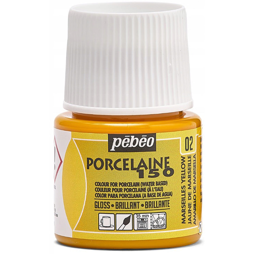 Pebeo Porcelaine 150 45ml Marseille Yellow 02