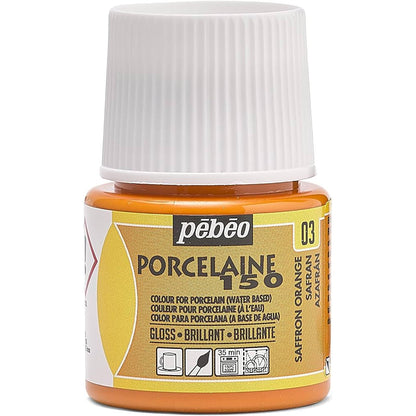 Pebeo Porcelaine 150 45ml Saffron Orange 03