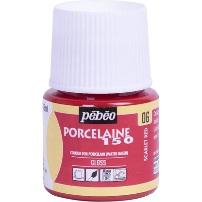 Pebeo Porcelaine 150 45ml Scarlet Red 06