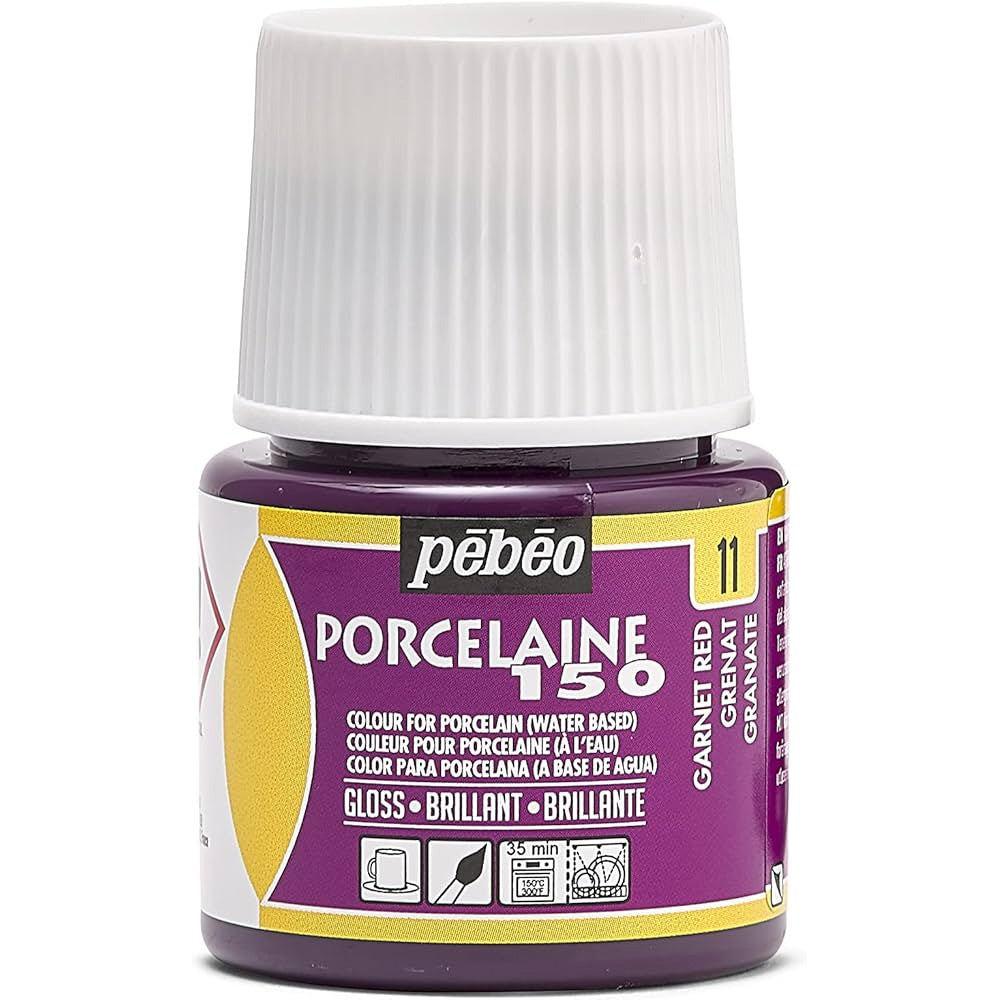 Pebeo Porcelaine 150 45ml Garnet Red 11