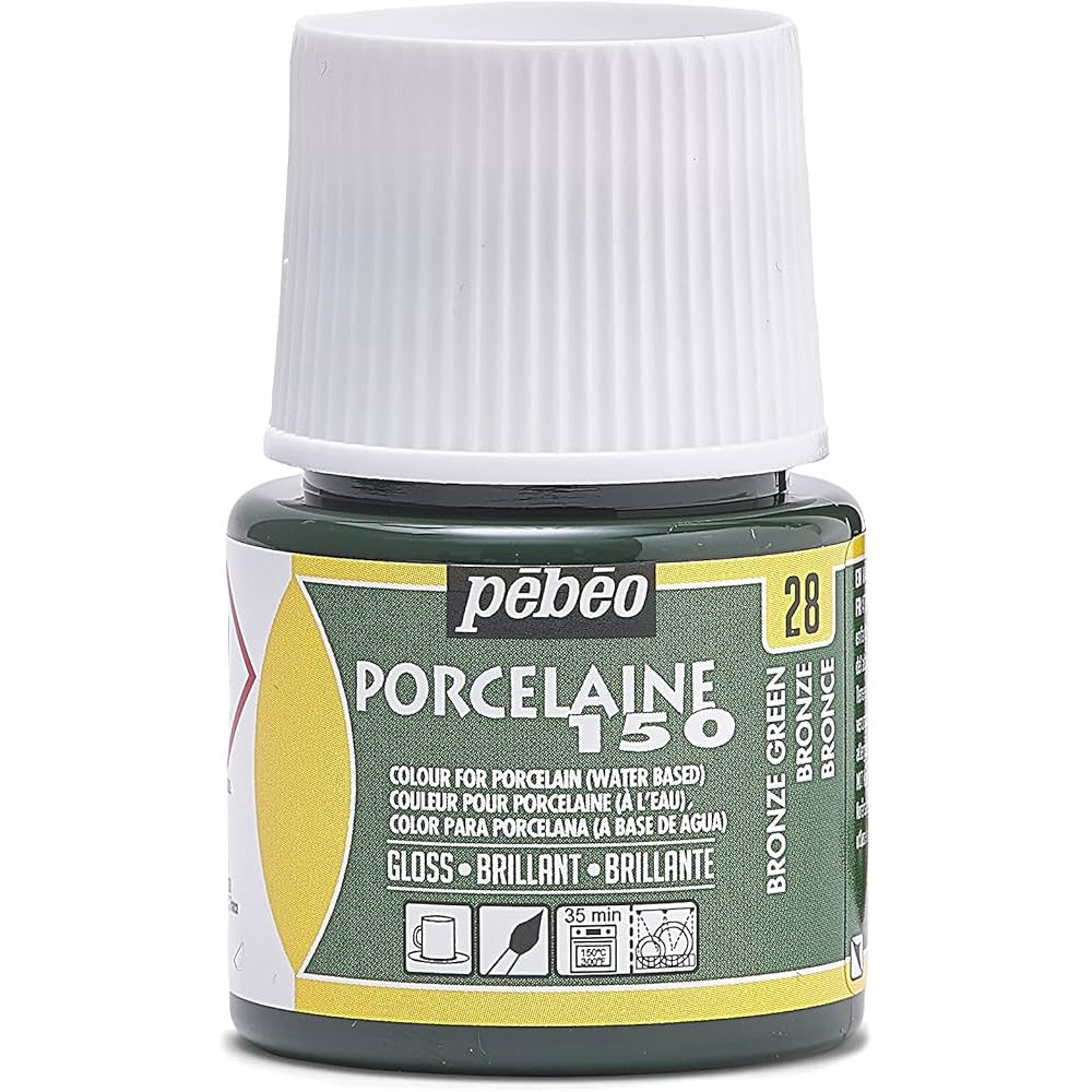 Pebeo Porcelaine 150 45ml Bronze Green 28