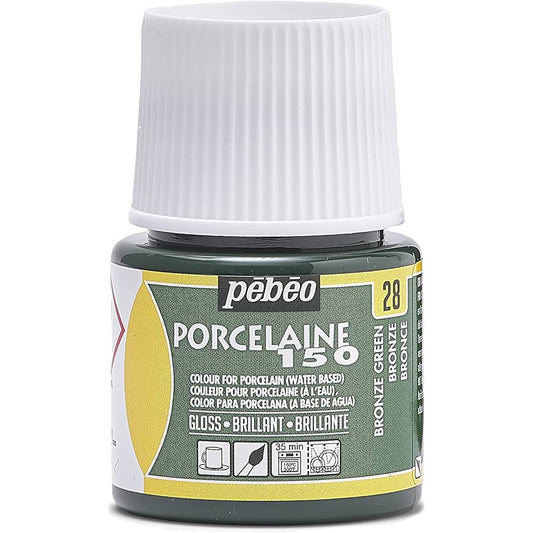 Pebeo Porcelaine 150 45ml Bronze Green 28