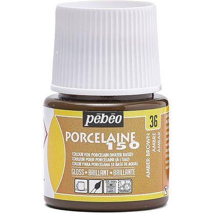 Pebeo Porcelaine 150 45ml Amber Brown 36