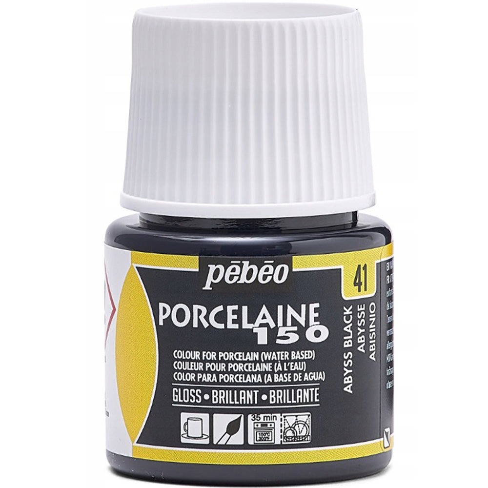 Pebeo Porcelaine 150 45ml Abyss Black 41