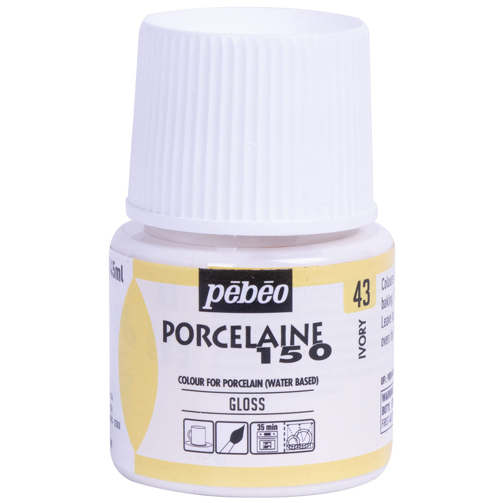 Pebeo Porcelaine 150 45ml Ivory 43