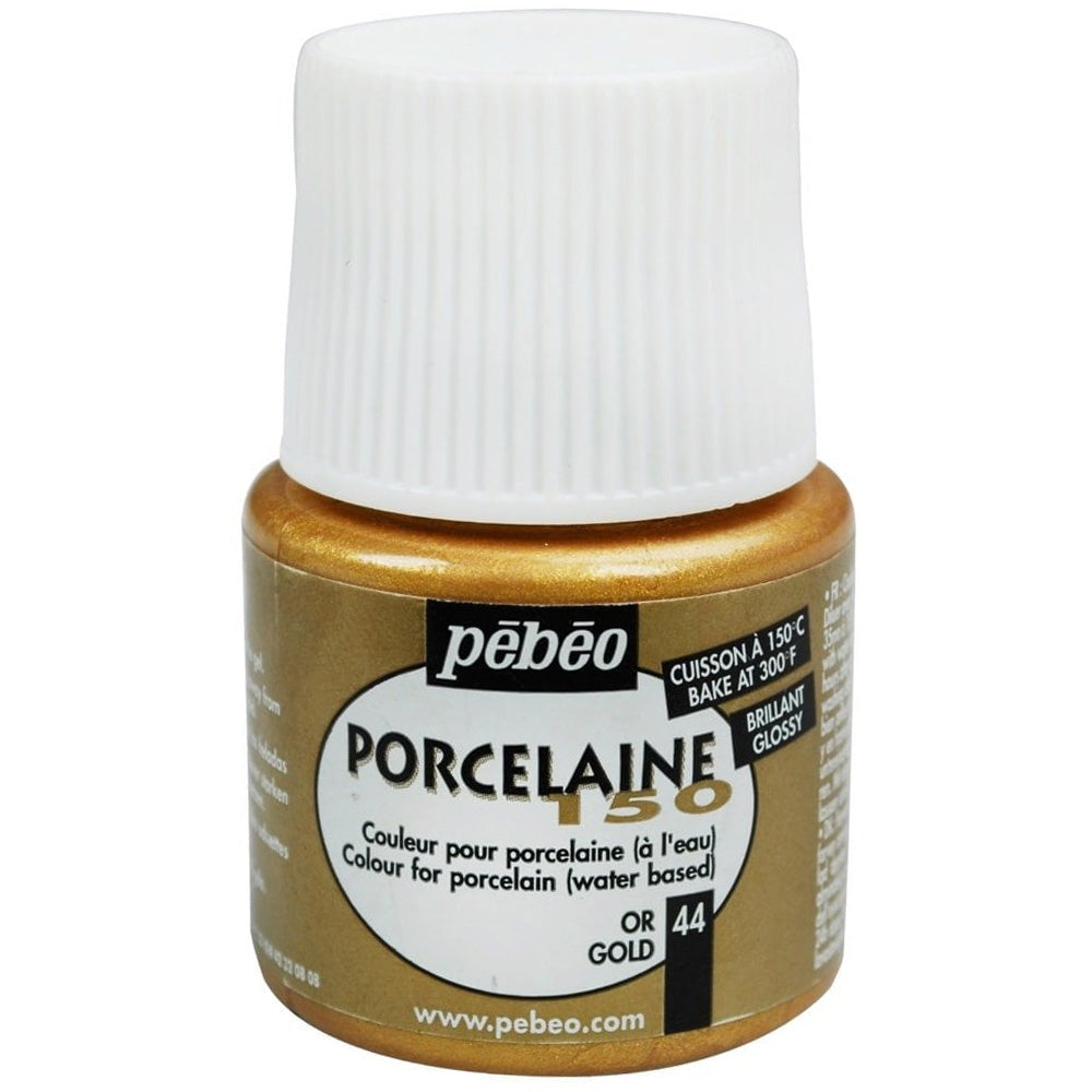 Pebeo Porcelaine 150 45ml Gold 44