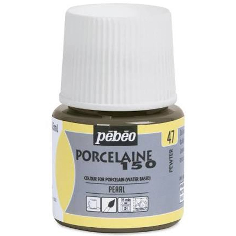 Pebeo Porcelaine 150 45ml Pewter 47