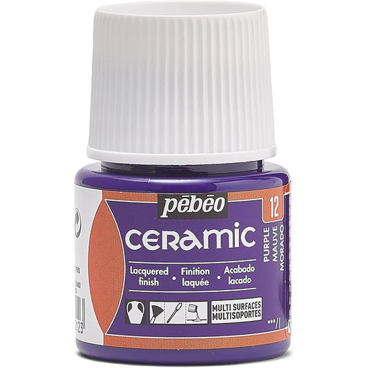 Pebeo Ceramic 45ml Purple 12