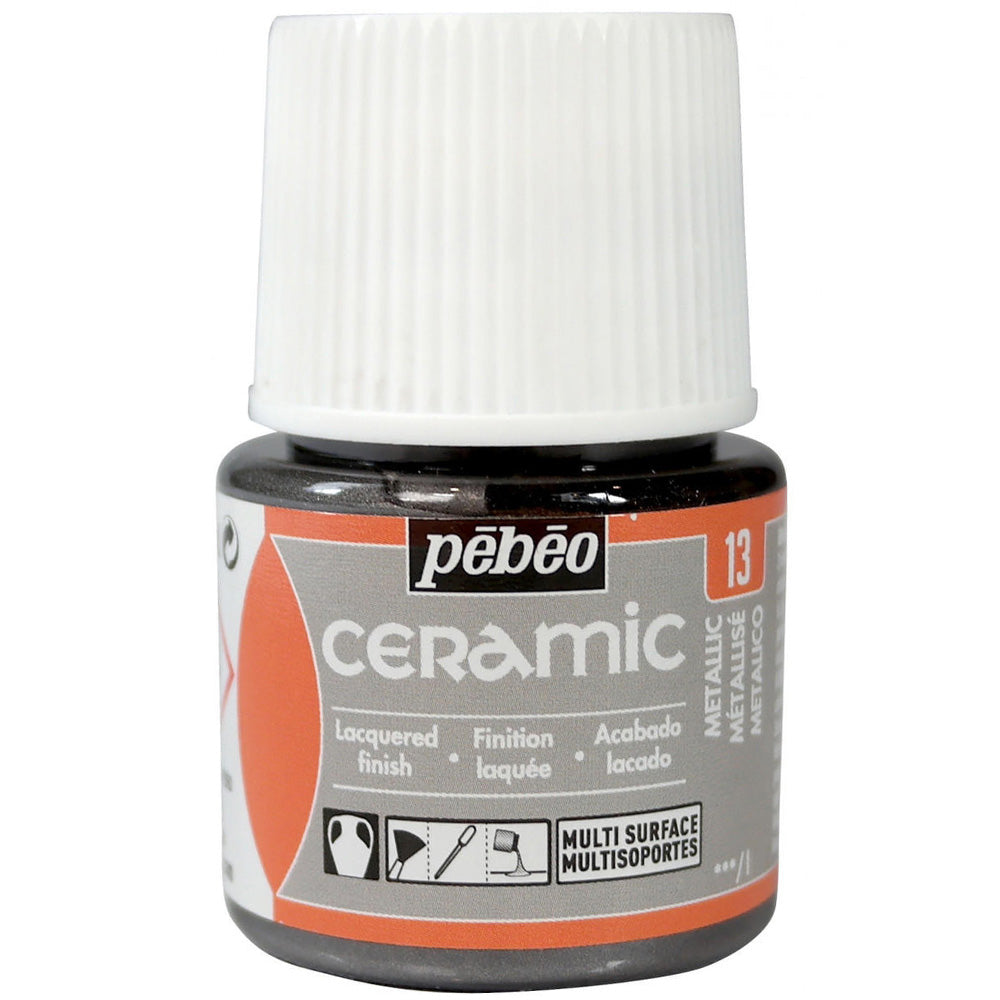Pebeo Ceramic 45ml Metallic 13